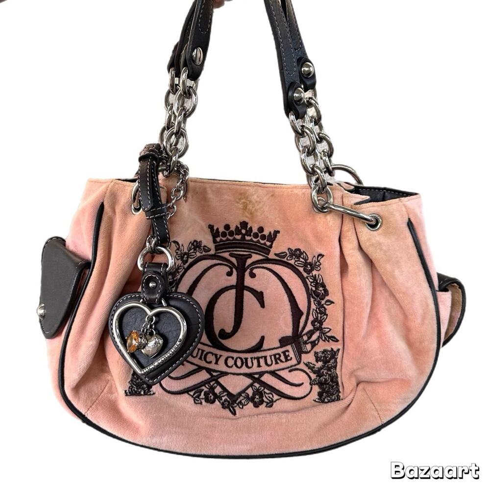 Y2k pink juicy couture purse